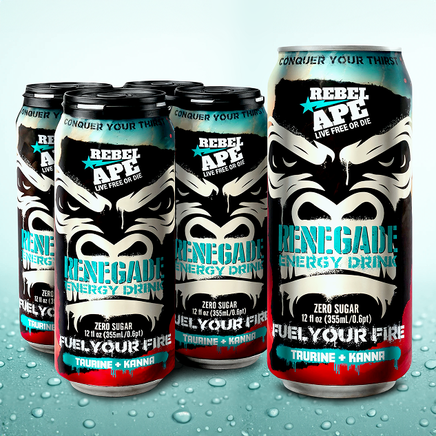 Renegade Energy Drink Original 12 Pack (Free Shipping)